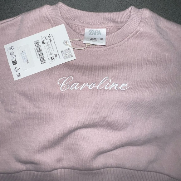 ZARA Kids Sweatshirt and Leggings Set - 12/18M - Picture 3 of 4